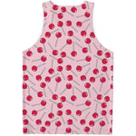 Cartoon Lollipop Pattern Print Men's Tank Top