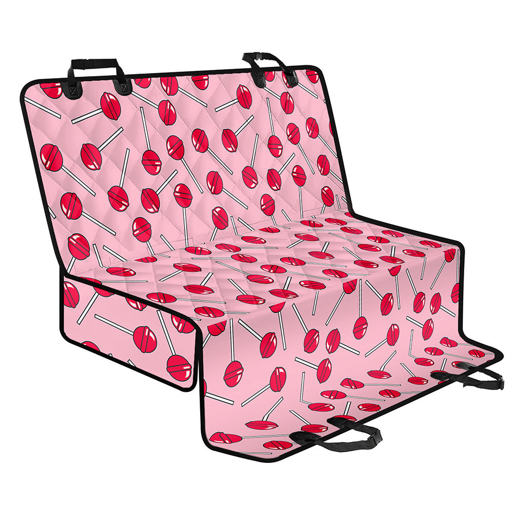 Cartoon Lollipop Pattern Print Pet Car Back Seat Cover