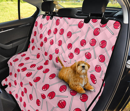 Cartoon Lollipop Pattern Print Pet Car Back Seat Cover