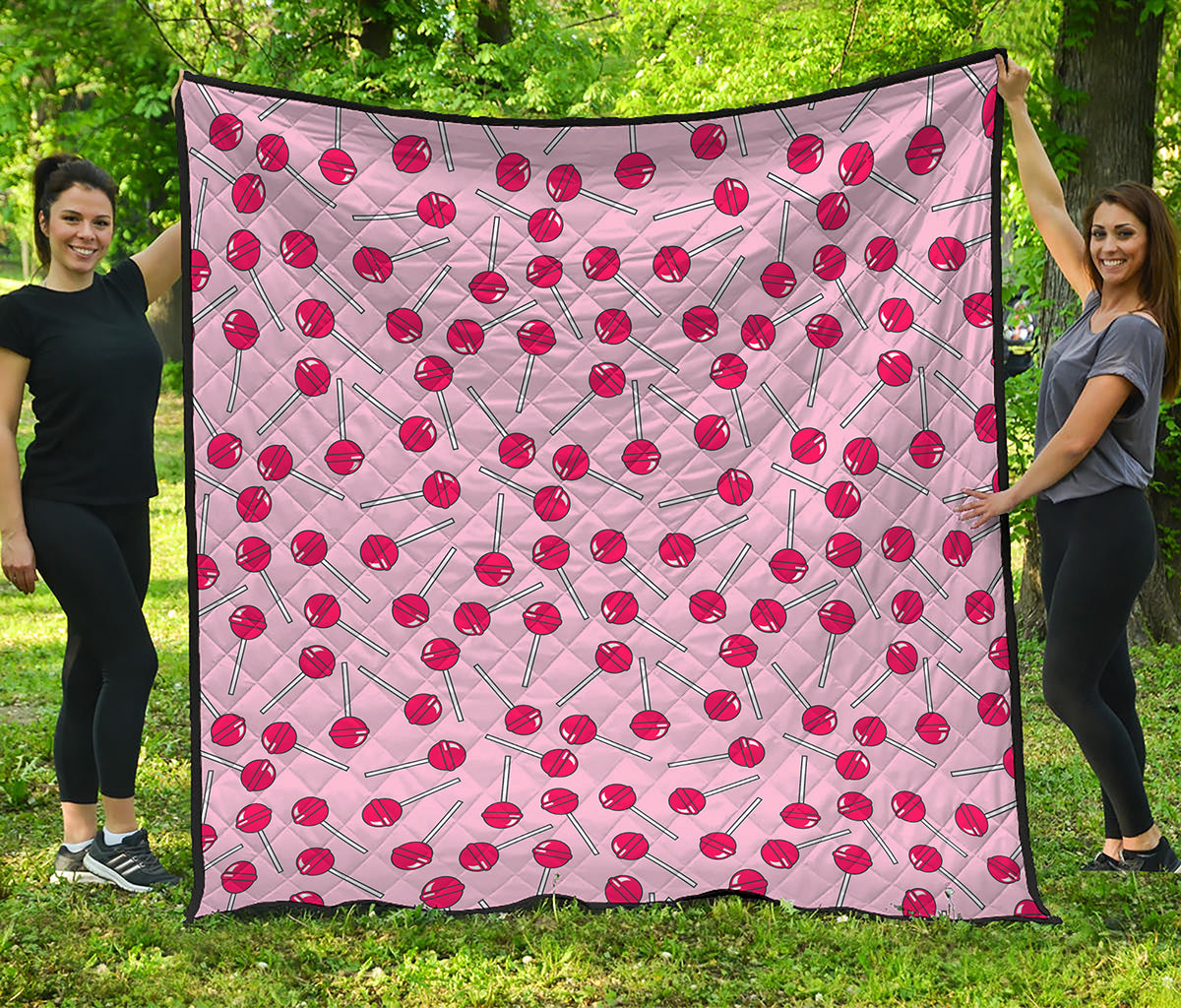Cartoon Lollipop Pattern Print Quilt