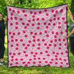Cartoon Lollipop Pattern Print Quilt