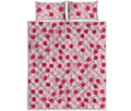 Cartoon Lollipop Pattern Print Quilt Bed Set