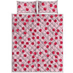 Cartoon Lollipop Pattern Print Quilt Bed Set
