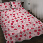 Cartoon Lollipop Pattern Print Quilt Bed Set