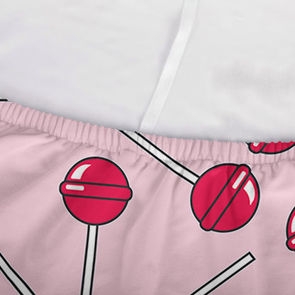 Cartoon Lollipop Pattern Print Sofa Cover