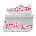 Cartoon Lollipop Pattern Print White Running Shoes