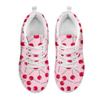 Cartoon Lollipop Pattern Print White Sneakers