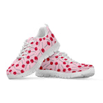 Cartoon Lollipop Pattern Print White Sneakers