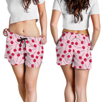 Cartoon Lollipop Pattern Print Women's Shorts