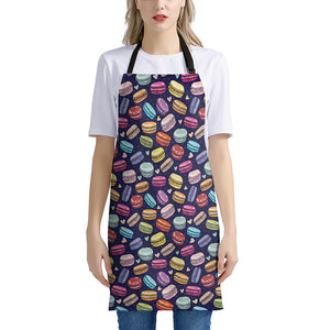 Cartoon Macaron Pattern Print Apron