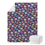 Cartoon Macaron Pattern Print Blanket