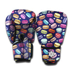 Cartoon Macaron Pattern Print Boxing Gloves