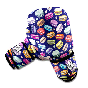 Cartoon Macaron Pattern Print Boxing Gloves