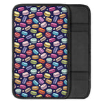 Cartoon Macaron Pattern Print Car Center Console Cover