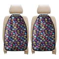 Cartoon Macaron Pattern Print Car Seat Organizers