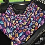 Cartoon Macaron Pattern Print Pet Car Back Seat Cover