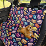 Cartoon Macaron Pattern Print Pet Car Back Seat Cover