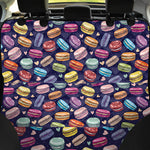 Cartoon Macaron Pattern Print Pet Car Back Seat Cover