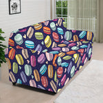 Cartoon Macaron Pattern Print Sofa Cover