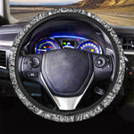 Cartoon Mechanic Pattern Print Car Steering Wheel Cover