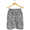 Cartoon Mechanic Pattern Print Men's Shorts