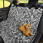 Cartoon Mechanic Pattern Print Pet Car Back Seat Cover