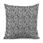 Cartoon Mechanic Pattern Print Pillow Cover