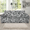 Cartoon Mechanic Pattern Print Sofa Slipcover