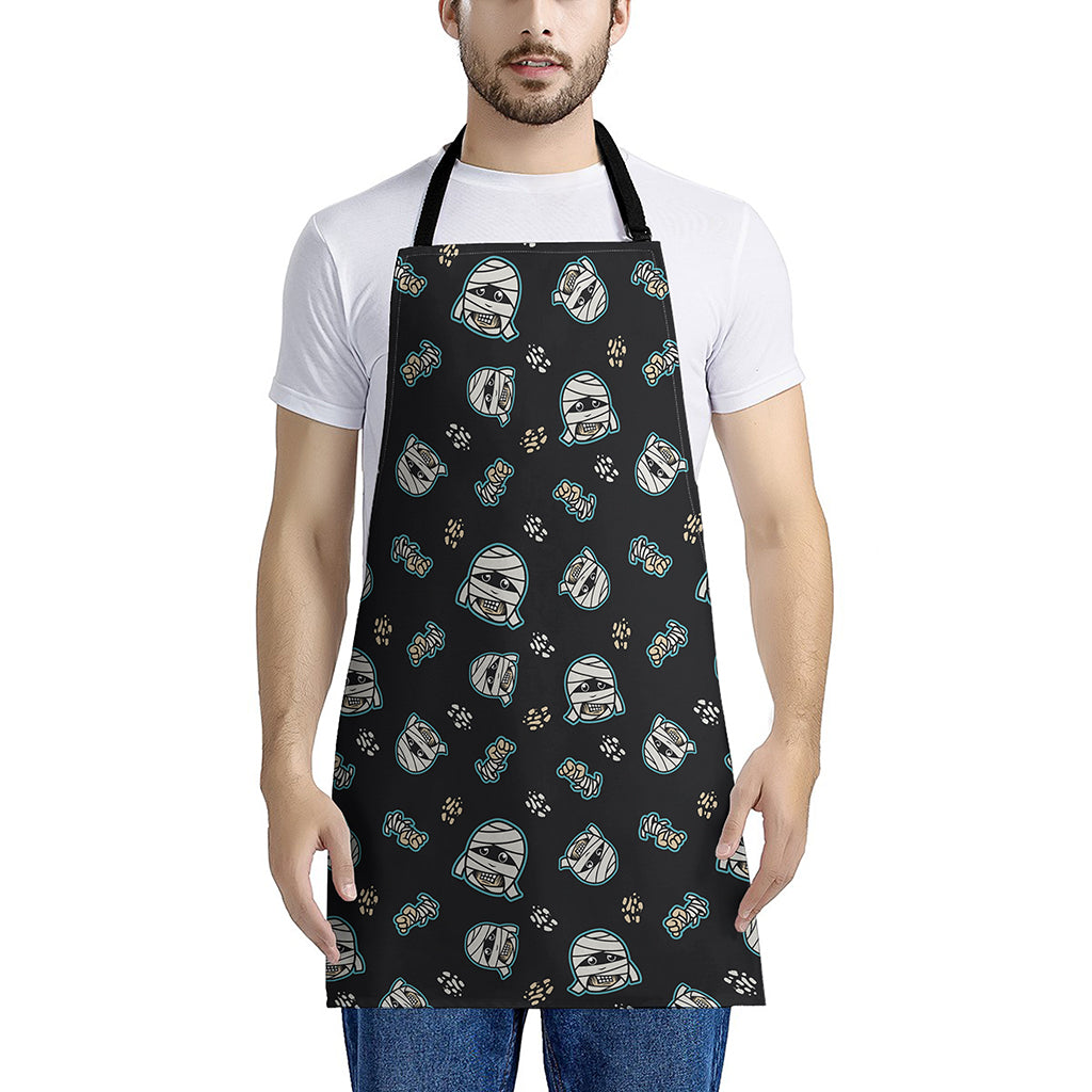 Cartoon Mummy Pattern Print Apron