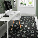 Cartoon Mummy Pattern Print Area Rug
