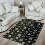 Cartoon Mummy Pattern Print Area Rug