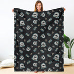 Cartoon Mummy Pattern Print Blanket