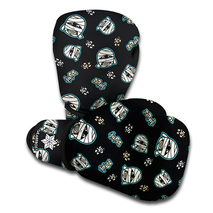 Cartoon Mummy Pattern Print Boxing Gloves
