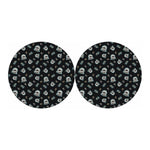 Cartoon Mummy Pattern Print Car Coasters