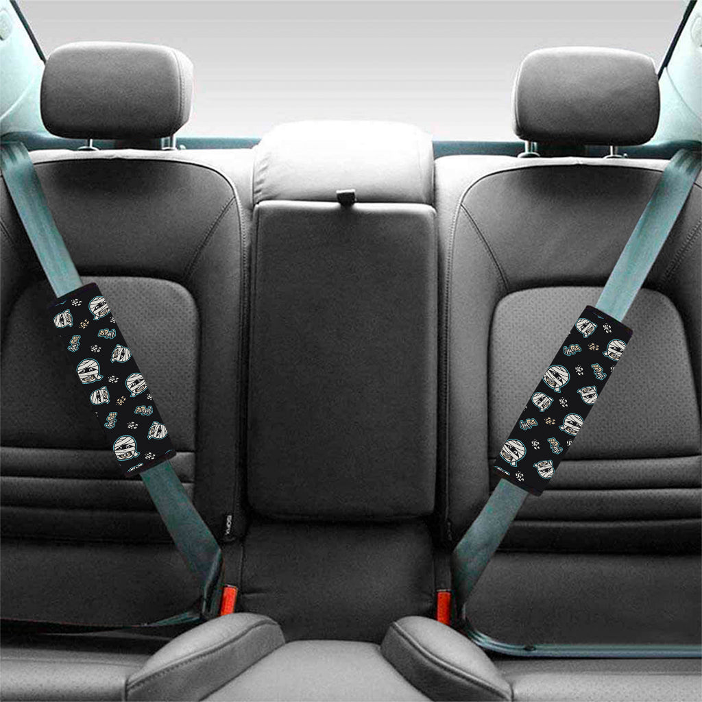 Cartoon Mummy Pattern Print Car Seat Belt Covers