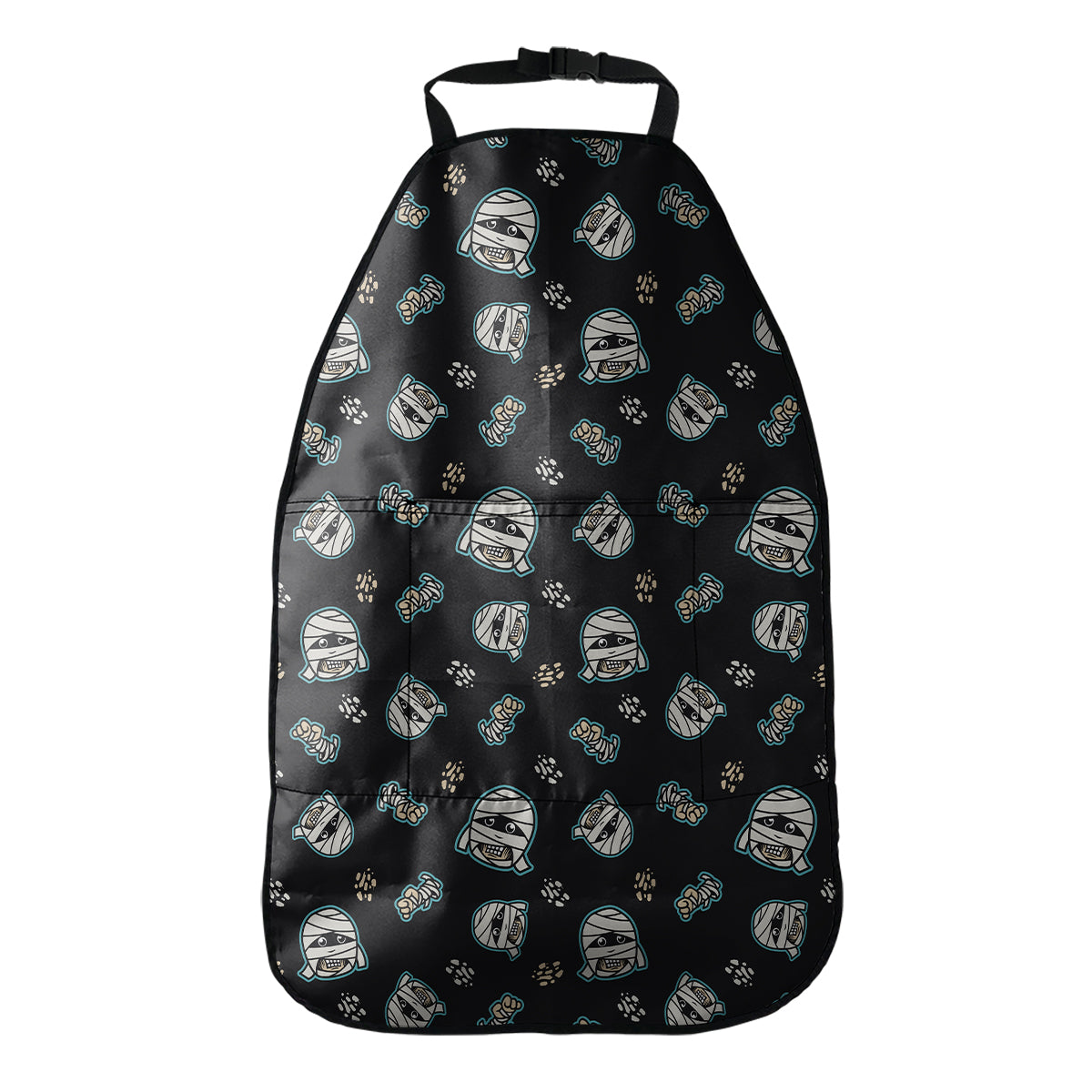 Cartoon Mummy Pattern Print Car Seat Organizers