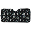 Cartoon Mummy Pattern Print Car Sun Shade