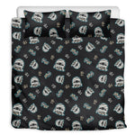 Cartoon Mummy Pattern Print Duvet Cover Bedding Set