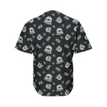 Cartoon Mummy Pattern Print Men's Baseball Jersey