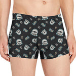Cartoon Mummy Pattern Print Men's Boxer Briefs