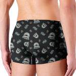 Cartoon Mummy Pattern Print Men's Boxer Briefs