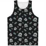 Cartoon Mummy Pattern Print Men's Tank Top