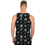 Cartoon Mummy Pattern Print Men's Tank Top