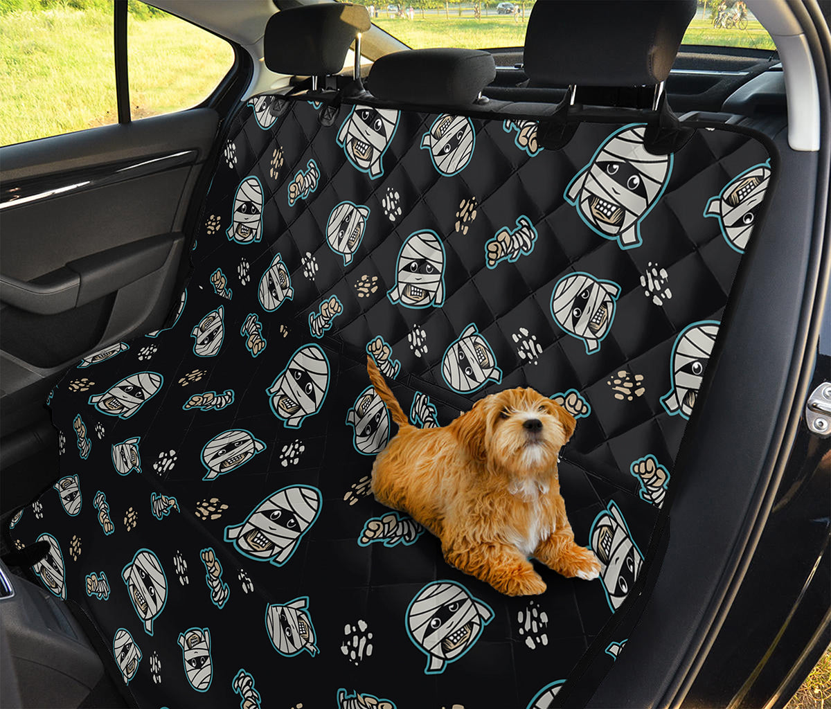 Cartoon Mummy Pattern Print Pet Car Back Seat Cover