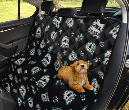 Cartoon Mummy Pattern Print Pet Car Back Seat Cover