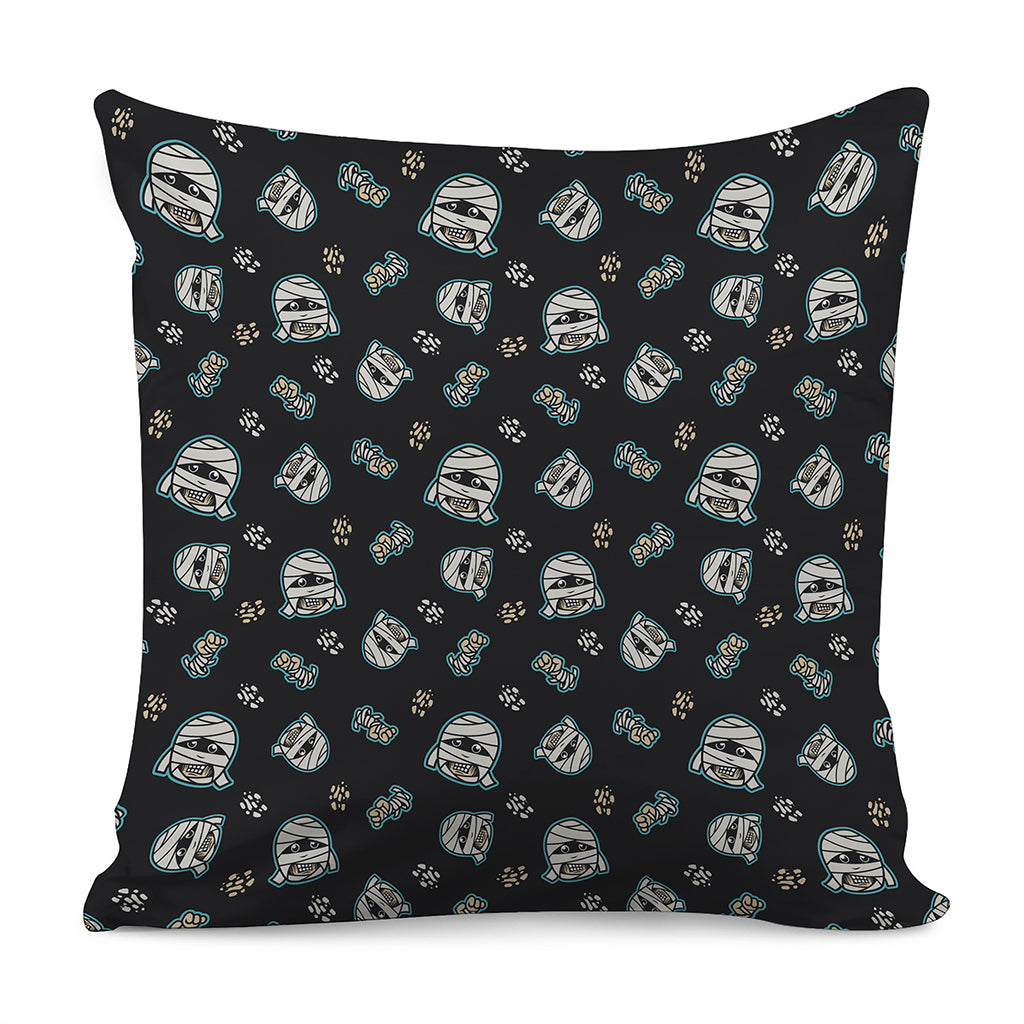 Cartoon Mummy Pattern Print Pillow Cover