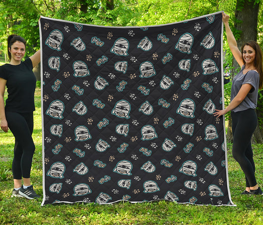 Cartoon Mummy Pattern Print Quilt