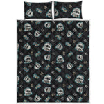 Cartoon Mummy Pattern Print Quilt Bed Set