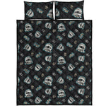 Cartoon Mummy Pattern Print Quilt Bed Set