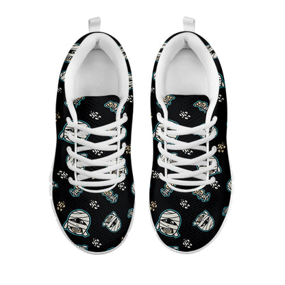 Cartoon Mummy Pattern Print White Sneakers